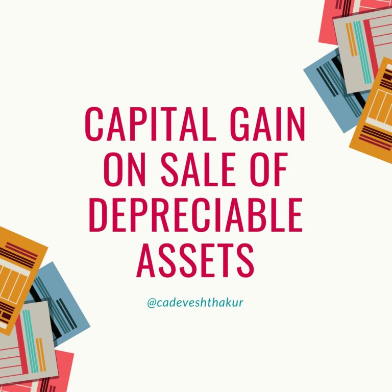 Capital Gain on Sale of Depreciable Assets