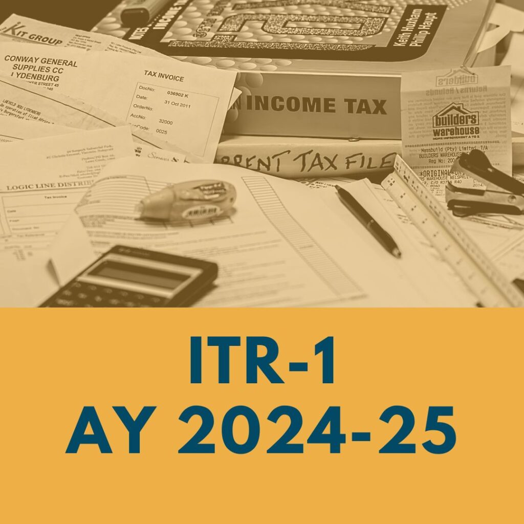 itr1 ay 2024-25