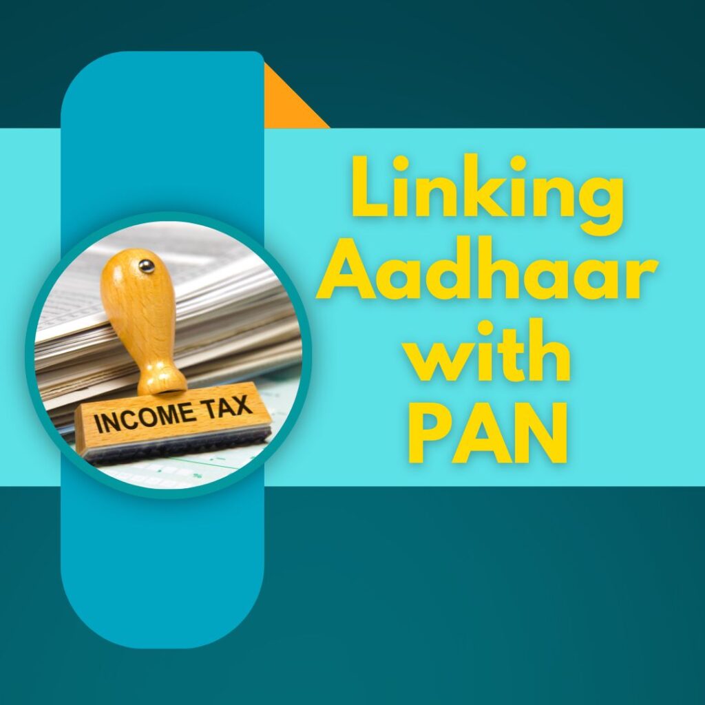 linking aadhaar with pan on income tax