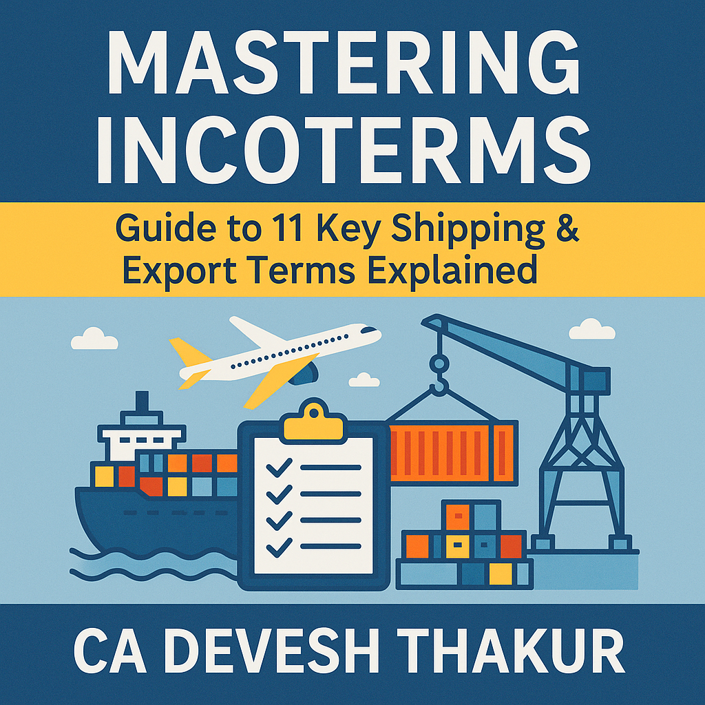 Mastering Incoterms Guide to 11 Key Shipping & Export Terms Explained by CA Devesh Thakur