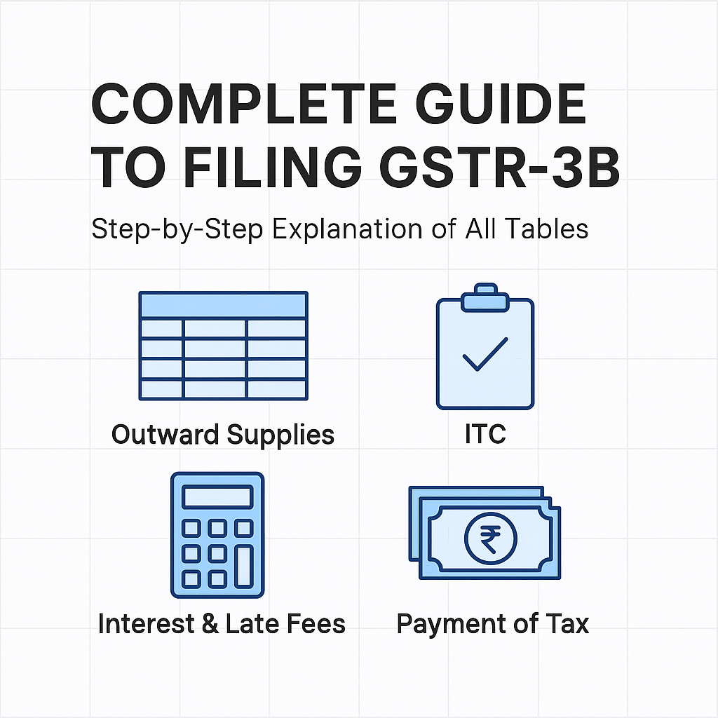 Complete Guide to Filing GSTR-3B Step-by-Step Explanation of All Tables by cadeveshthakur