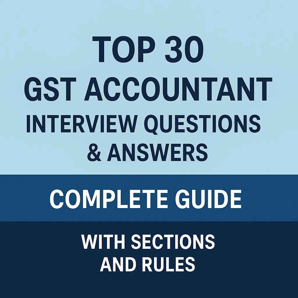 GST Accountant Interview Q&A Handbook by CA Devesh Thakur