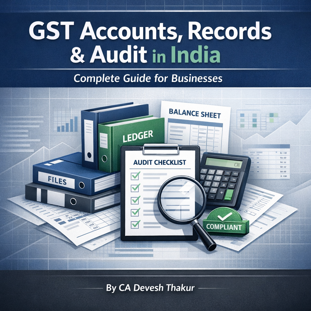GST Accounts, Records, and Audit in India – Complete Guide for Businesses by CA Devesh Thakur