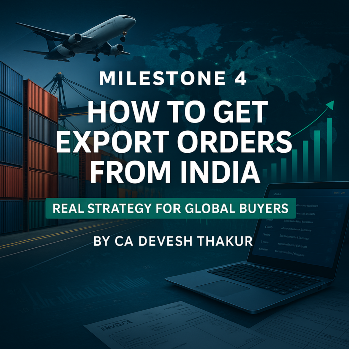 How to Get Export Orders from India A Practical Buyer Acquisition Strategy for New Exporters cadeveshthakur