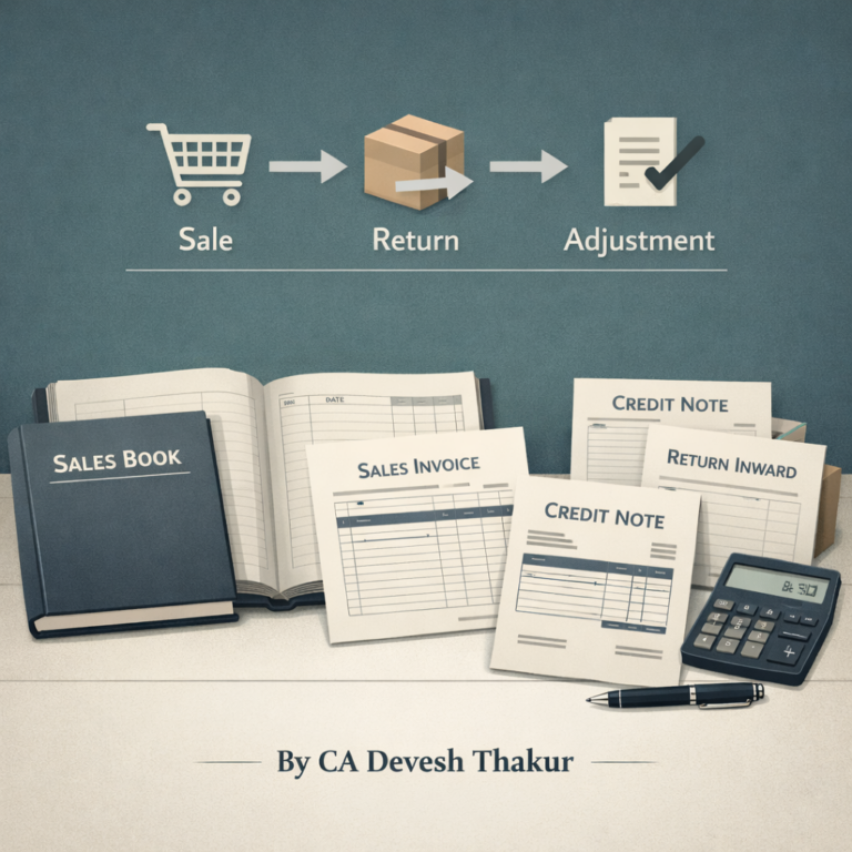 Sales Book, Sales Return & Credit Note| Class 11 Accounting Guide