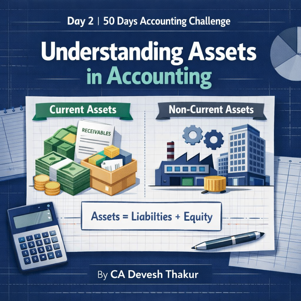 Types of Assets in Accounting Current, Non-Current, Fixed, Intangible & Fictitious by cadeveshthakur