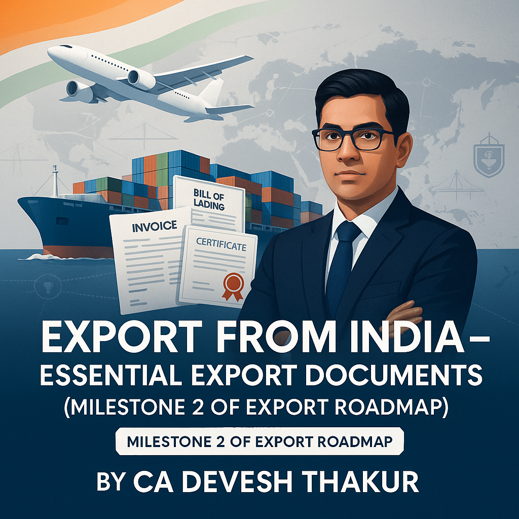 export from india essential documents for export by cadeveshthakur