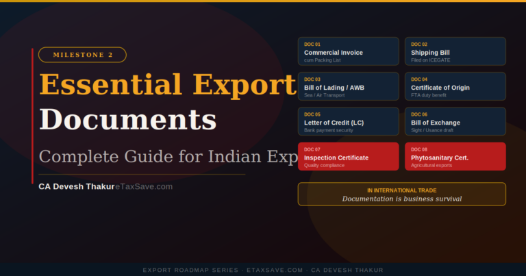 Export From India: Complete Guide to Essential Export Documents (Milestone 2)