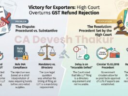 MS Prime Perfumery Works Assistant Commissioner of Central Tax, South Division-3, Bengaluru; 2. Government of India, Ministry of Finance by CA Devesh Thakur