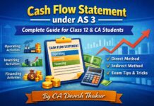 Cash Flow Statement under AS 3: Complete Guide for Class 12 & CA Students Cash Flow Statement under AS 3: Complete Guide for Class 12 & CA Students