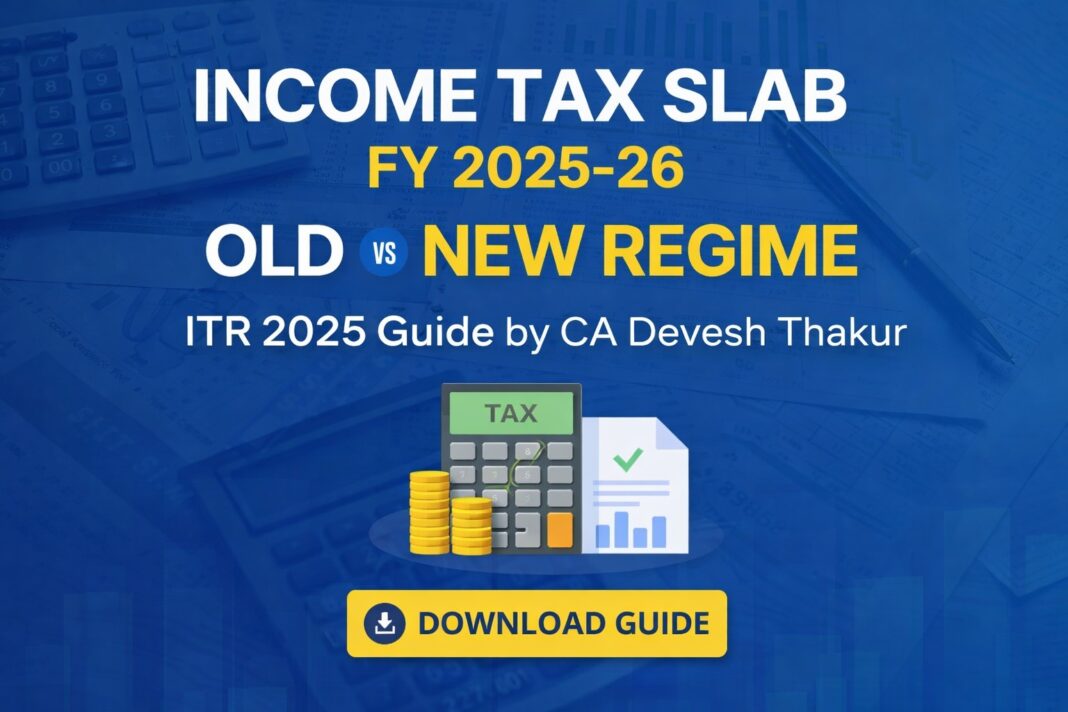 Income tax return fy 25-26