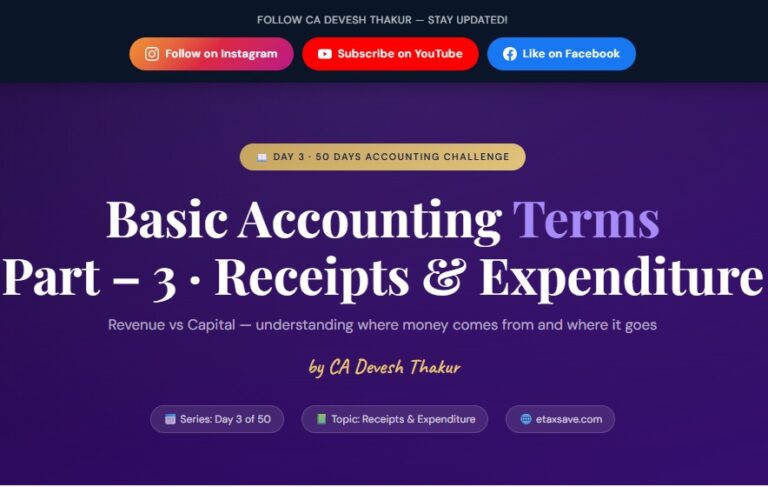 Accounting Basics for Beginners Day 3 of 50 days accounting challenge