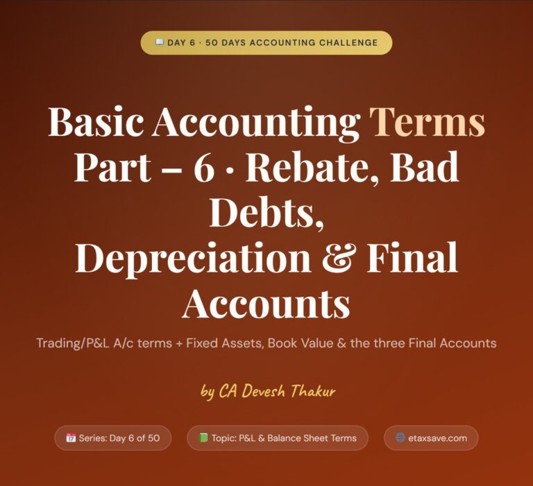 Accounting Basics for Beginners Day 6 of 50 days accounting challenge
