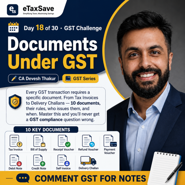 GST Simplified by CA Devesh Thakur - Day 1830 days challenge