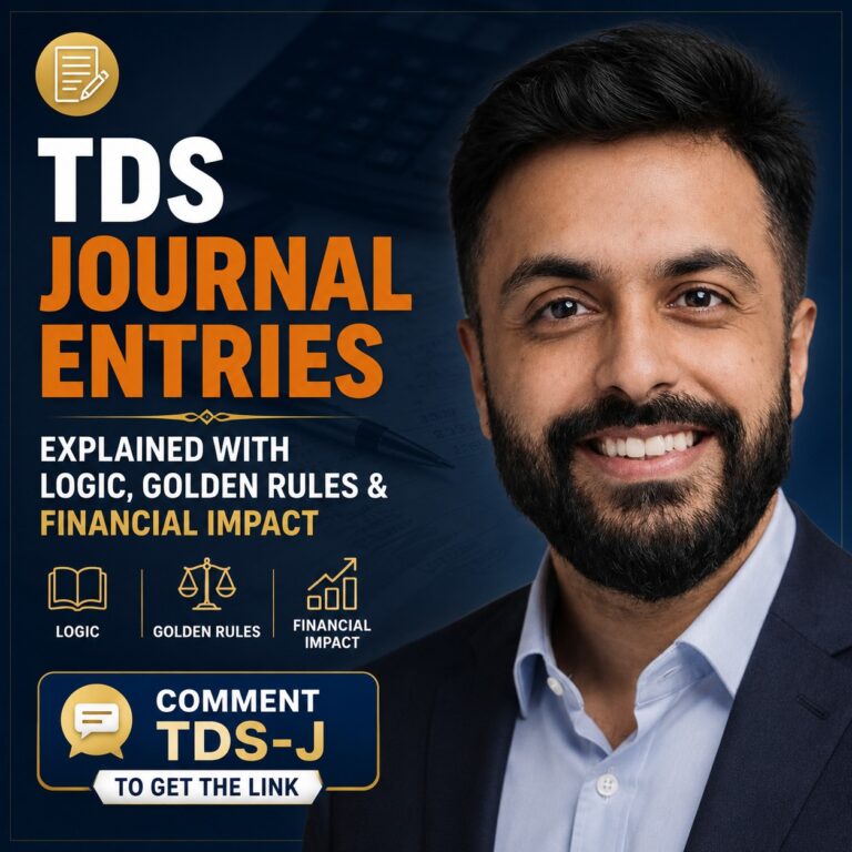 TDS Journal Entries Under Income Tax Act 2025 — Complete Practical Guide