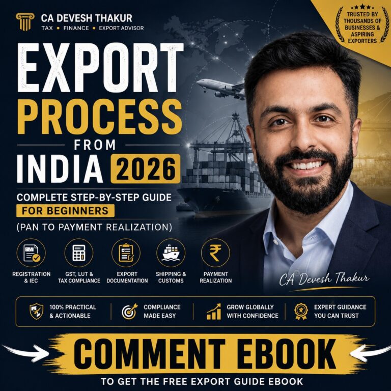 Export Process from India 2026: Complete Step-by-Step Guide for Beginners (PAN to Payment Realization)